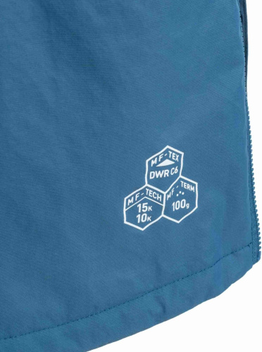 detail MEATFLY AIKO SKI&SNB dámská bunda white jones/slate blue