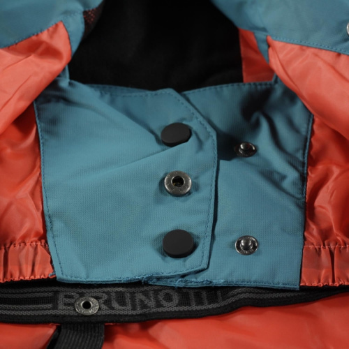 detail BRUNOTTI JUNGIO dámská lyžařská bunda tyrkysová