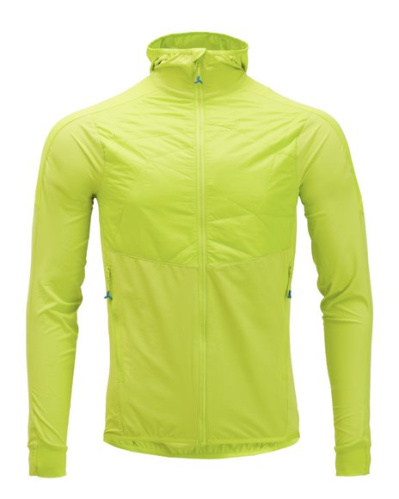 detail SILVINI CORE MJ1700 pánská bunda na běžky lime/ocean