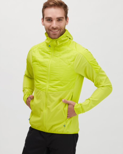 detail SILVINI CORE MJ1700 pánská bunda na běžky lime/ocean