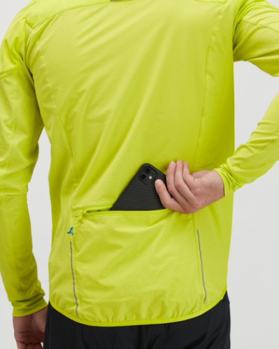 detail SILVINI CORE MJ1700 pánská bunda na běžky lime/ocean