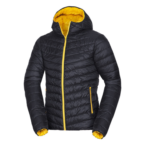 detail NORTHFINDER DAN BU-5038OR black lemon pánská oboustranná bunda