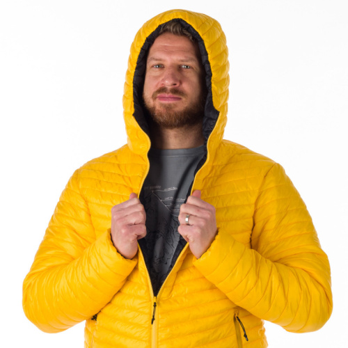 detail NORTHFINDER DAN BU-5038OR black lemon pánská oboustranná bunda