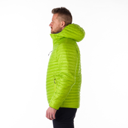detail NORTHFINDER DAN BU-5038OR lime green grey pánská oboustranná bunda