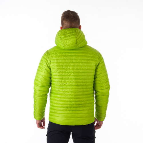 detail NORTHFINDER DAN BU-5038OR lime green grey pánská oboustranná bunda