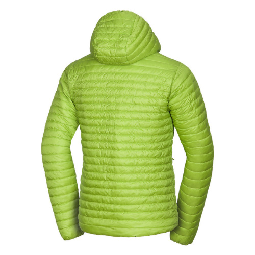 detail NORTHFINDER DAN BU-5038OR lime green grey pánská oboustranná bunda