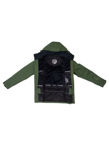 detail MEATFLY HELIOS pánská SNB & SKI bunda Bronze Green