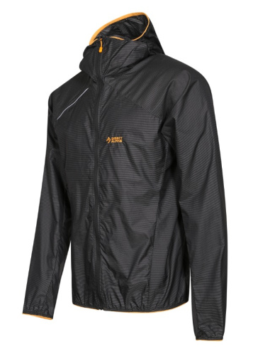 detail DIRECT ALPINE ZERO 1.0 pánská outdoorová bunda anthracite/mango