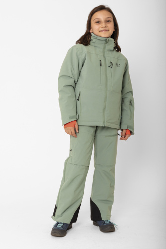 detail 2117 OF SWEDEN LAUKER dětská lyžařská bunda vintage green