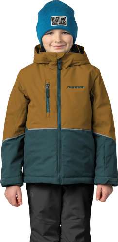 detail HANNAH ANAKIN JR dětská lyžařská bunda golden brown/sea mss