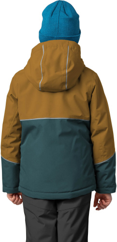 detail HANNAH ANAKIN JR dětská lyžařská bunda golden brown/sea mss