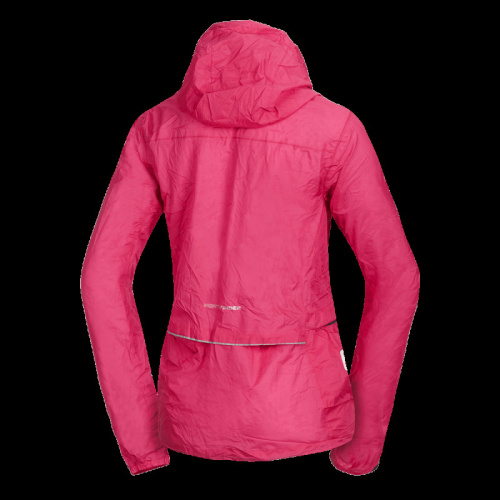 detail NORTHFINDER 2L NORTHKIT BU-4268OR dámská sbalitelná bunda 2L NORTHKIT rose