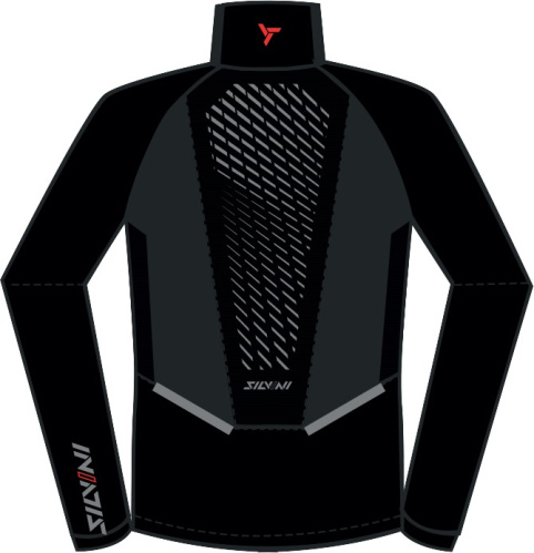 detail Pánská bunda na běžky SILVINI NATISONE MJ1500 black/charcoal