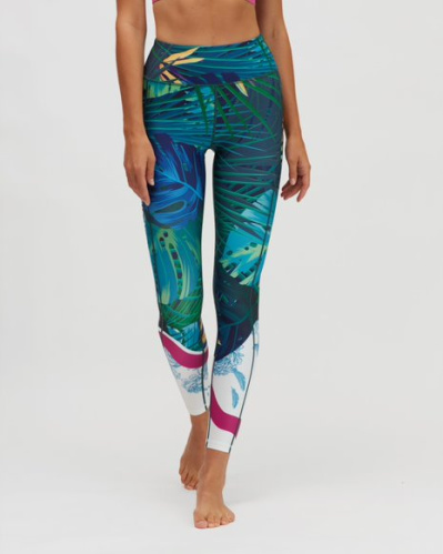 detail SILVINI VEROLI WP1909 dámské legíny ocean-fuchsia