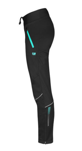 detail ETAPE VERENA WS dámské volné kalhoty na běžky černá/mint