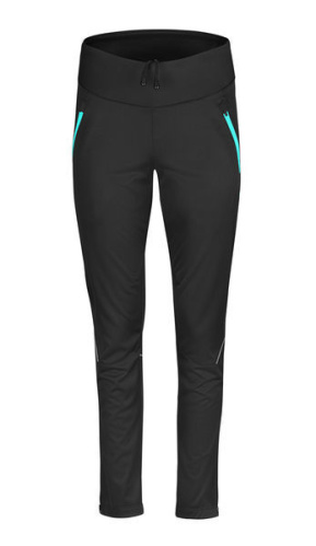 detail ETAPE VERENA WS dámské volné kalhoty na běžky černá/mint