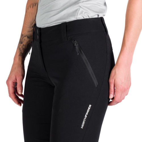 detail NORTHFINDER NO-4931OR SALLY kalhoty dámské trekkingové černá
