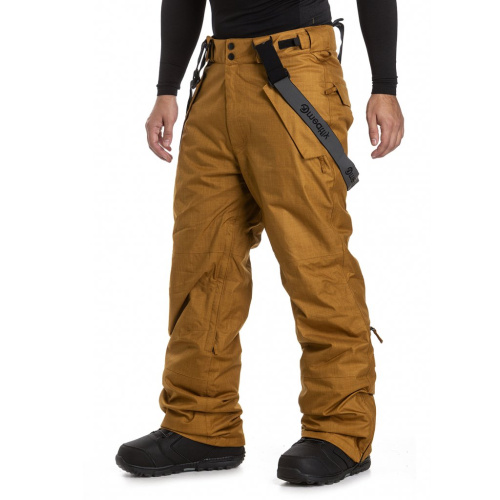 detail Klahoty pánské zimní MEATFLY GNAR 3 PANTS camel heather