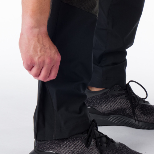 detail NORTHFINDER ANDER NO-3841OR pánské softshellové kalhoty černé