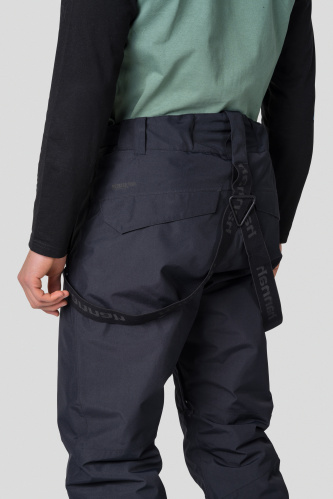 detail HANNAH SLATER pánské lyžařské kalhoty anthracite