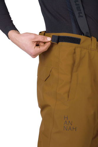 detail HANNAH SLATER FD pánské lyžařské kalhoty golden brown