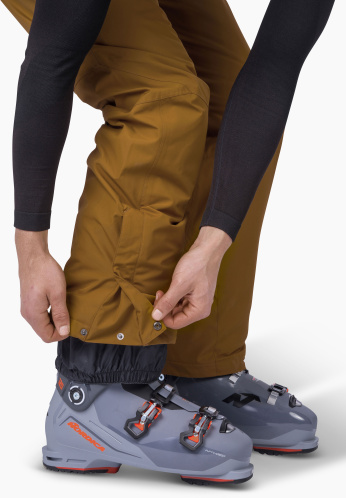 detail HANNAH SLATER FD pánské lyžařské kalhoty golden brown