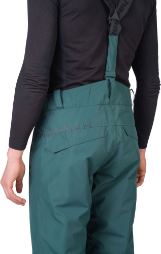 detail HANNAH SLATER FD pánské lyžařské kalhoty sea moss
