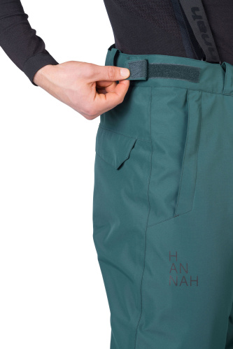 detail HANNAH SLATER FD pánské lyžařské kalhoty sea moss