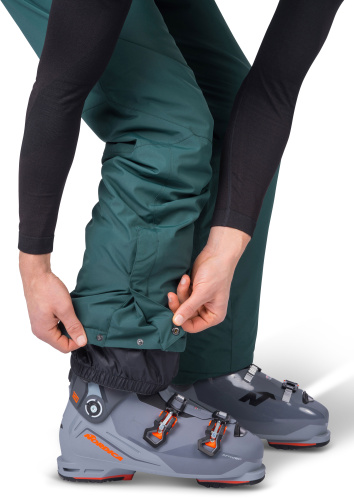 detail HANNAH SLATER FD pánské lyžařské kalhoty sea moss