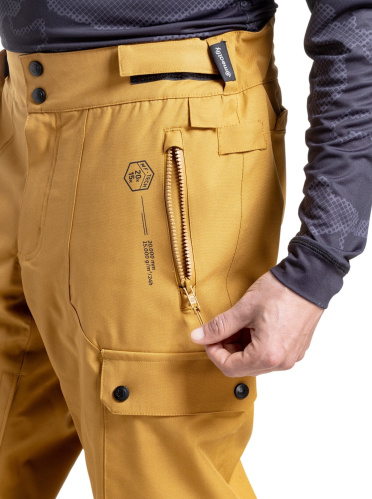 detail MEATFLY GARY pánské SNB & SKI kalhoty wood