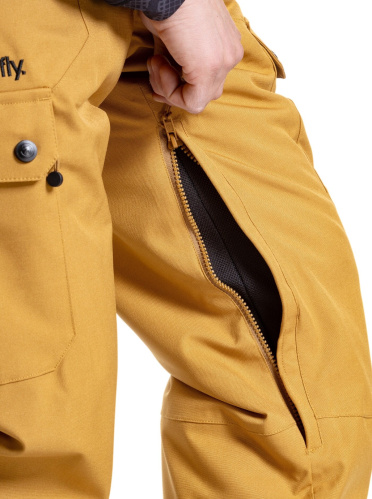 detail MEATFLY GARY pánské SNB & SKI kalhoty wood