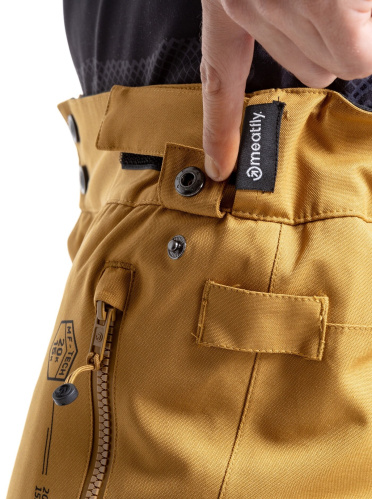 detail MEATFLY GARY pánské SNB & SKI kalhoty wood