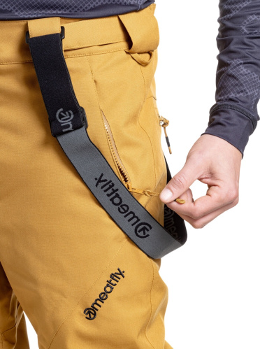 detail MEATFLY GHOST pánské SNB & SKI kalhoty wood