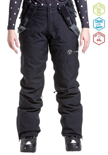 detail MEATFLY FOXY dámské SNB & SKI kalhoty black