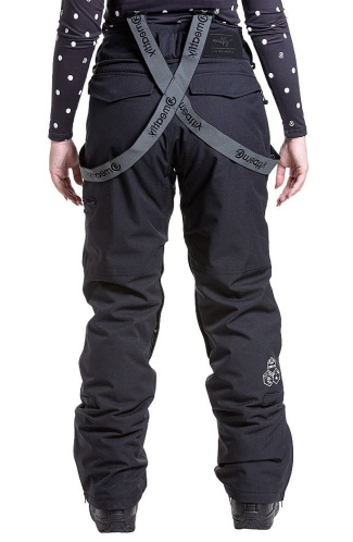 detail MEATFLY FOXY dámské SNB & SKI kalhoty black