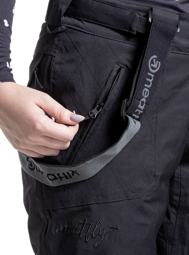 detail MEATFLY FOXY dámské SNB & SKI kalhoty black