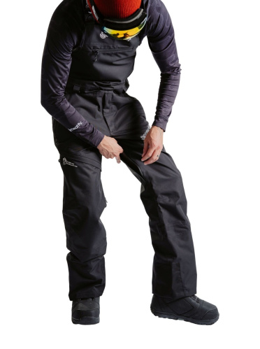 detail MEATFLY KENNY UNISEX SKI&SNB laclové kalhoty black