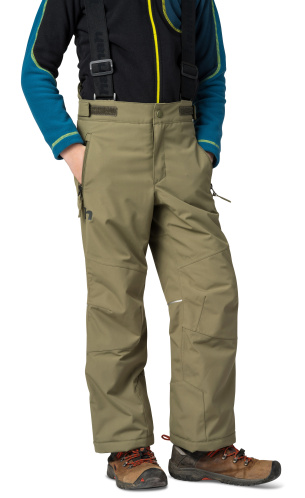 detail HANNAH AKITA JR II dětské lyžařské kalhoty burnt olive