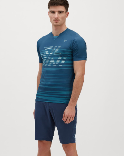 detail SILVINI GALLO MD2017 pánský MTB dres ocean-lake