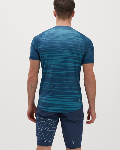 detail SILVINI GALLO MD2017 pánský MTB dres ocean-lake