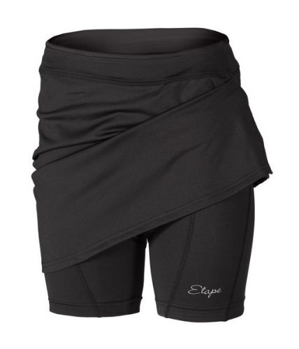 detail ETAPE LAURA dámská cyklistická sukně černá