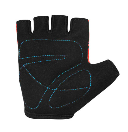 detail ETAPE TINY dětské cyklistické rukavice červená/modrá