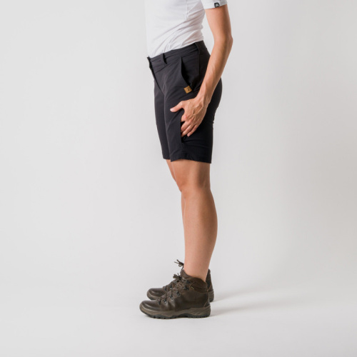 detail NORTHFINDER TAMIA BE-4356AD dámské strečové outdoor kraťasy raven