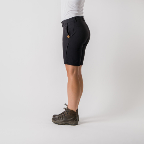 detail NORTHFINDER TAMIA BE-4356AD dámské strečové outdoor kraťasy raven