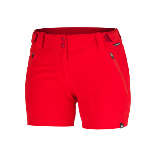 detail NORTHFINDER LOIS BE-4440OR dámské trekingové kraťasy červená
