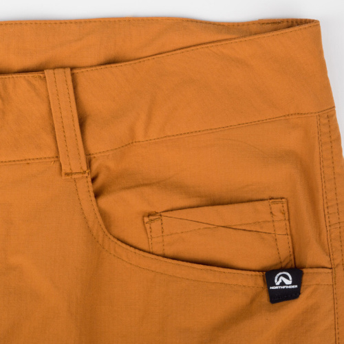 detail NORTHFINDER BOGDER BE-3325OR pánská travel kraťasy cargo styl yellow