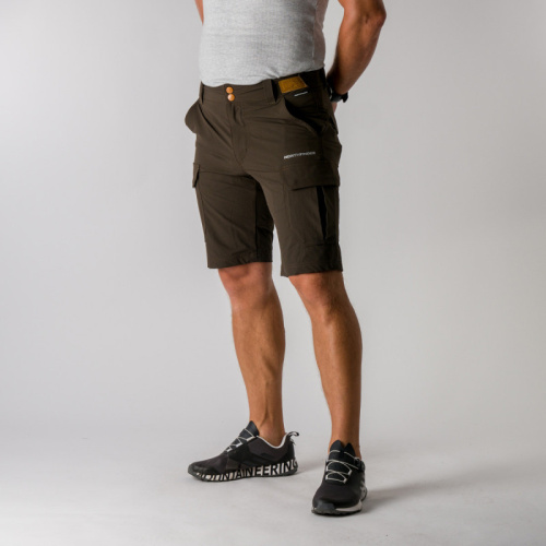 detail NORTHFINDER SAMIR BE-3360OR pánské strečové outdoor kraťasy mustang