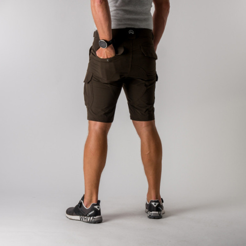 detail NORTHFINDER SAMIR BE-3360OR pánské strečové outdoor kraťasy mustang