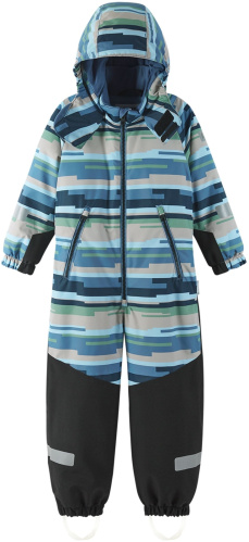 detail REIMA KURIKKA dětská zimní kombinéza s membránou blue ocean