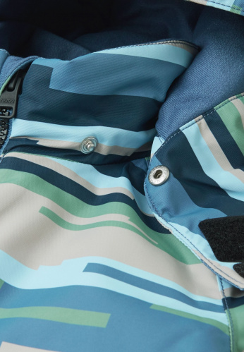 detail REIMA KURIKKA dětská zimní kombinéza s membránou blue ocean
